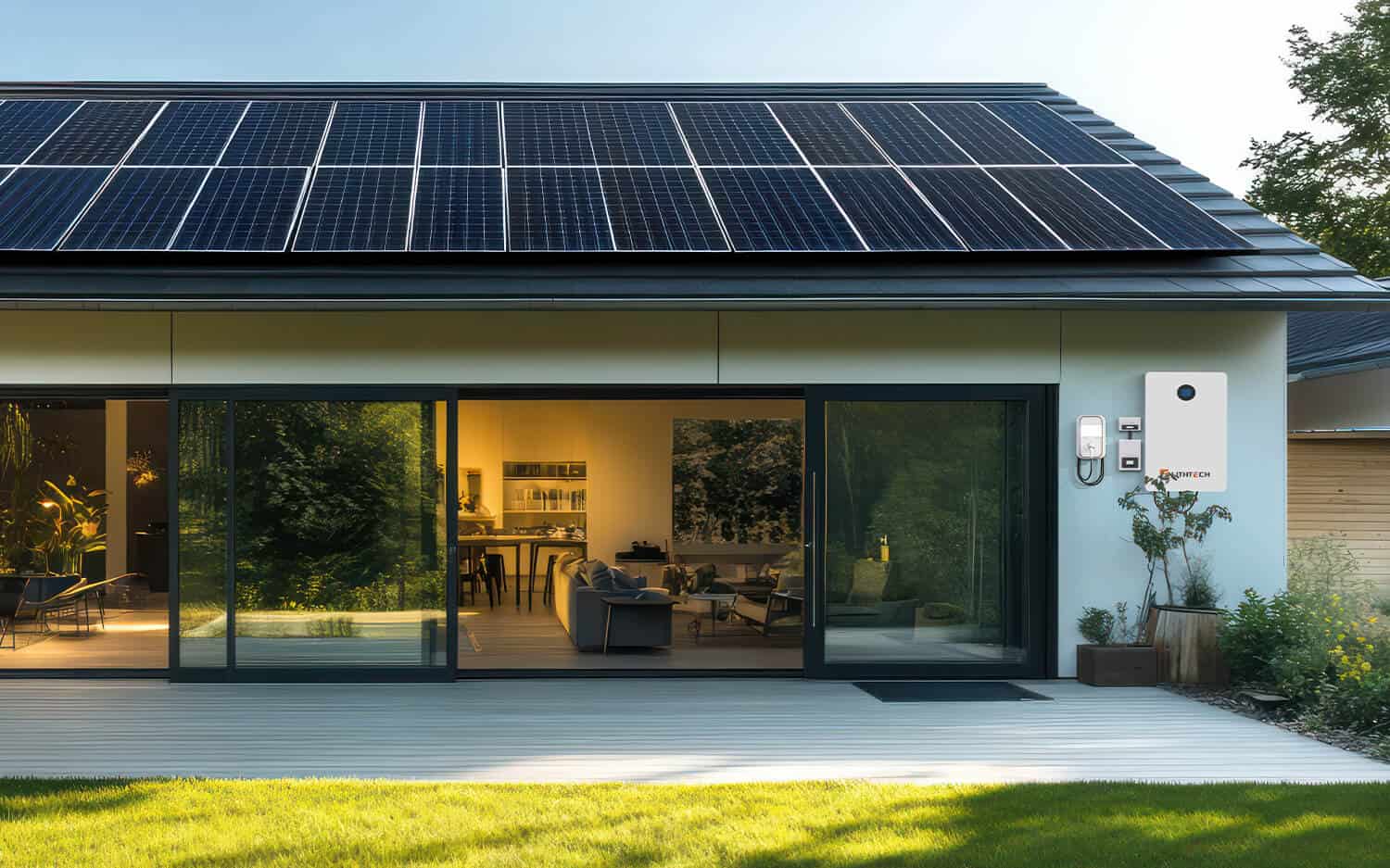 Batería de litio Lithtech de 5.12kWh para montaje en pared